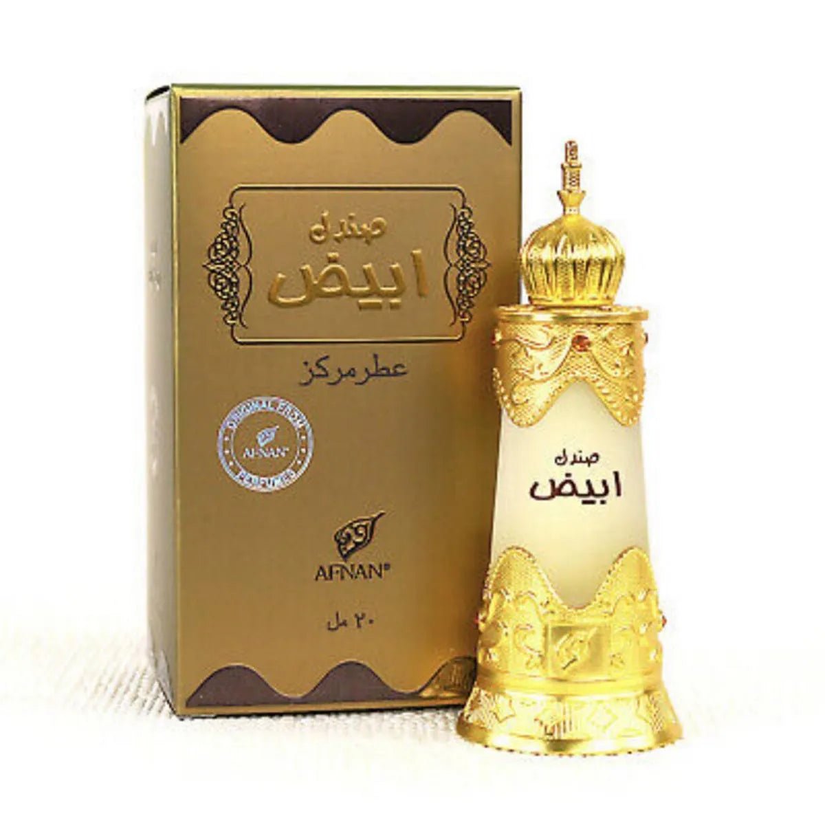 Afnan Abiyad Sandal Perfume Oil – Huile de Parfum Concentrée 20ml - Afanaya